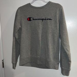champion grey crew neck